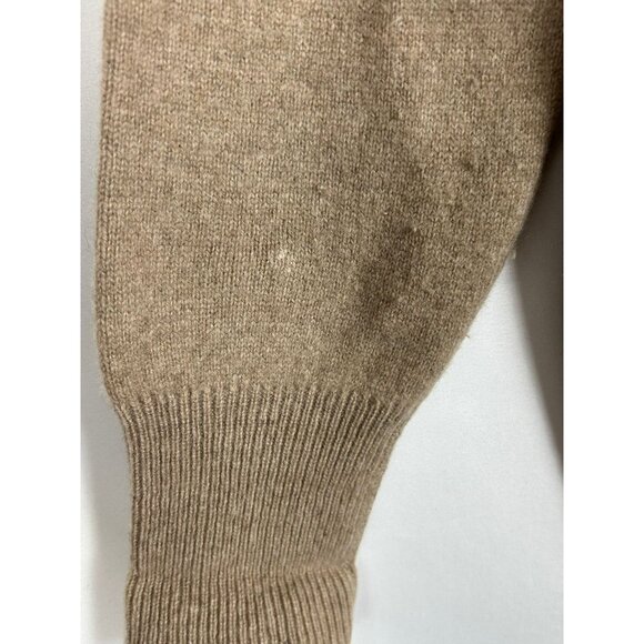 Vintage Panda Men's Size 36 Camel Sweater Pullover Cashmere & Lambs Wool Blend - Picture 9 of 9